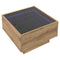 vidaXL Coffee Table Artisan oak 50 x 50 x 30 cm Engineered wood
