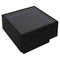 vidaXL Coffee Table Black oak 50 x 50 x 30 cm Engineered wood