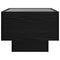vidaXL Coffee Table Black oak 50 x 50 x 30 cm Engineered wood