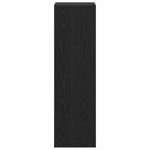 vidaXL Book Cabinet Black oak 99 x 29 x 99 cm Engineered wood