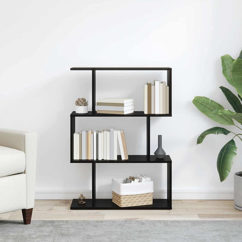 vidaXL Bookcase Grey 70 x 14 x 97cm Engineered wood