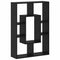 vidaXL Bookcase Black oak 63 x 20 x 90 cm Engineered wood