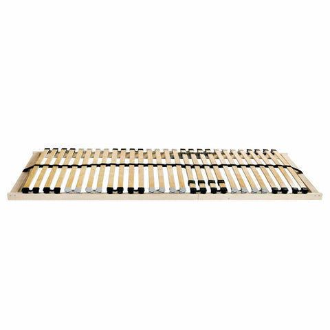 vidaXL Slatted Bed Base Brown 70 x 190 cm Solid beech wood