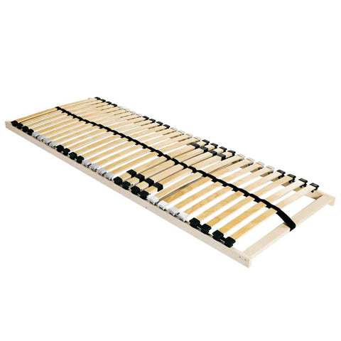 vidaXL Slatted Bed Base Brown 80 x 190 cm Solid beech wood