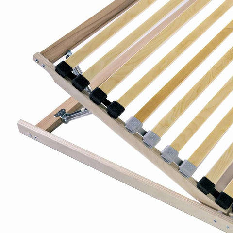 vidaXL Slatted Bed Base Brown 80 x 190 cm Solid beech wood