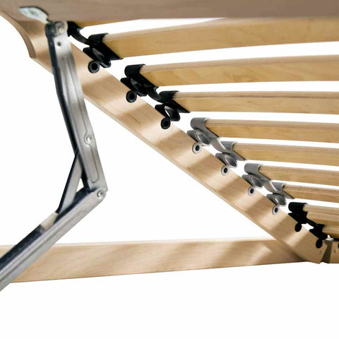 vidaXL Slatted Bed Base Brown 80 x 190 cm Solid beech wood