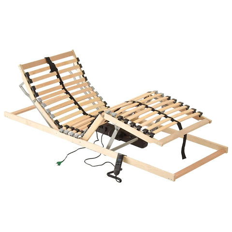 vidaXL Electric Slatted Bed Base with 26 Slats, 7 Zones, 100 x 190 cm