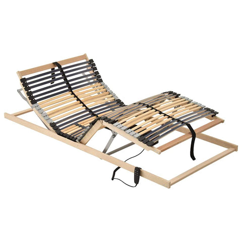 vidaXL Electric Slatted Bed Base – 39 Slats, 7 Zones, 100 x 190 cm