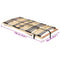 vidaXL Electric Slatted Bed Base – 39 Slats, 7 Zones, 100 x 190 cm