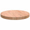 vidaXL Table Top Other Light brown Ø 30 x 2.5 cm Solid oak wood