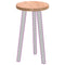 vidaXL Table Top Other Light brown Ø 30 x 2.5 cm Solid oak wood