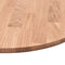 vidaXL Table Top Other Light brown Ø 40 x 2.5 cm Solid oak wood