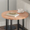 vidaXL Table Top Light brown Ø 50 x 2.5 cm Solid oak wood
