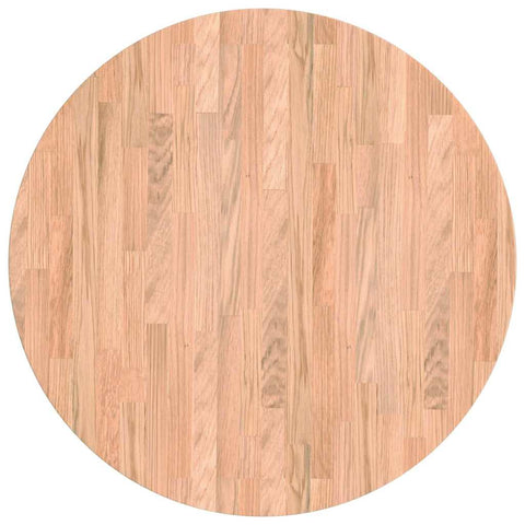 vidaXL Table Top Other Light brown Ø 60 x 2.5 cm Solid oak wood