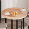 vidaXL Table Top Other Light brown Ø 70 x 2.5 cm Solid oak wood