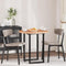 vidaXL Table Top Other Light brown Ø 70 x 2.5 cm Solid oak wood