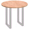vidaXL Table Top Light brown Ø 90 x 2.5 cm Solid oak wood