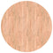 vidaXL Table Top Light brown Ø 90 x 2.5 cm Solid oak wood