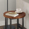 vidaXL Table Top Other Dark brown Ø 40 x 2.5 cm Solid oak wood