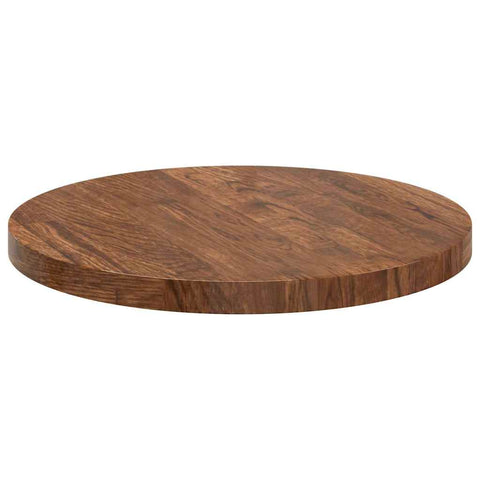 vidaXL Table Top Other Dark brown Ø 40 x 2.5 cm Solid oak wood