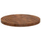 vidaXL Table Top Other Dark brown Ø 40 x 2.5 cm Solid oak wood
