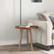 vidaXL Table Top Other Dark brown Ø 50 x 2.5 cm Solid oak wood