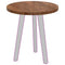 vidaXL Table Top Other Dark brown Ø 50 x 2.5 cm Solid oak wood