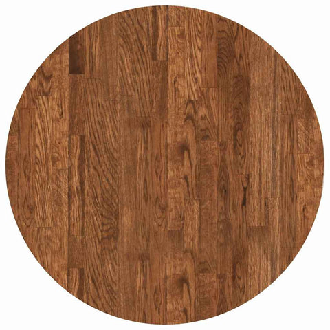 vidaXL Table Top Other Dark brown Ø 60 x 2.5 cm Solid oak wood
