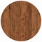 vidaXL Table Top Other Dark brown Ø 60 x 2.5 cm Solid oak wood