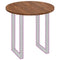 vidaXL Table Top Dark brown Ø 80 x 2.5 cm Solid oak wood