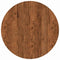 vidaXL Table Top Dark brown Ø 80 x 2.5 cm Solid oak wood