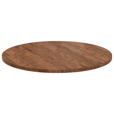 vidaXL Table Top Other Dark brown Ø 90 x 2.5 cm Solid oak wood