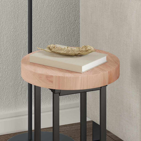 vidaXL Table Top Other Light brown Ø 30 x 4 cm Solid oak wood
