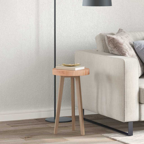 vidaXL Table Top Other Light brown Ø 30 x 4 cm Solid oak wood