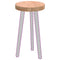 vidaXL Table Top Other Light brown Ø 30 x 4 cm Solid oak wood