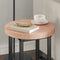 vidaXL Table Top Other Light brown Ø 40 x 4 cm Solid oak wood