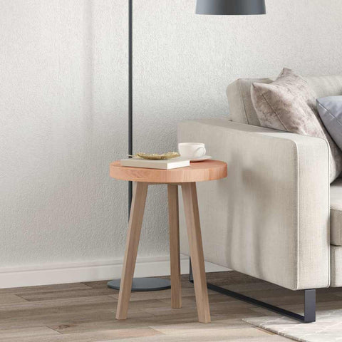 vidaXL Table Top Other Light brown Ø 40 x 4 cm Solid oak wood