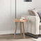 vidaXL Table Top Other Light brown Ø 40 x 4 cm Solid oak wood