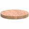 vidaXL Table Top Other Light brown Ø 40 x 4 cm Solid oak wood