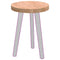 vidaXL Table Top Other Light brown Ø 40 x 4 cm Solid oak wood