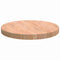 vidaXL Table Top Other Light brown Ø 50 x 4 cm Solid oak wood