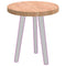 vidaXL Table Top Other Light brown Ø 50 x 4 cm Solid oak wood