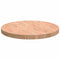 vidaXL Table Top Other Light brown Ø 60 x 4 cm Solid oak wood
