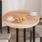 vidaXL Table Top Other Light brown Ø 70 x 4 cm Solid oak wood