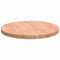 vidaXL Table Top Other Light brown Ø 70 x 4 cm Solid oak wood