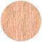 vidaXL Table Top Other Light brown Ø 70 x 4 cm Solid oak wood