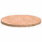 vidaXL Table Top Other Light brown Ø 80 x 4 cm Solid oak wood