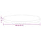 vidaXL Table Top Other Light brown Ø 80 x 4 cm Solid oak wood