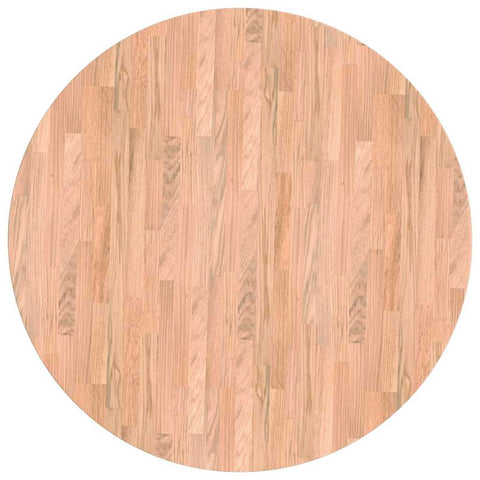 vidaXL Table Top Other Light brown Ø 80 x 4 cm Solid oak wood