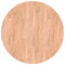 vidaXL Table Top Other Light brown Ø 80 x 4 cm Solid oak wood